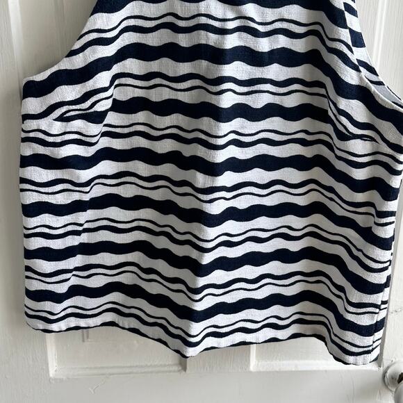 Ann Taylor Wave Button Back Halter Top Medium Petite - Picture 5 of 10